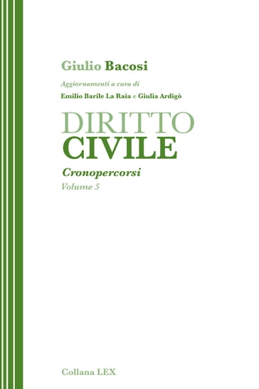 DIRITTO CIVILE - Giulio Bacosi