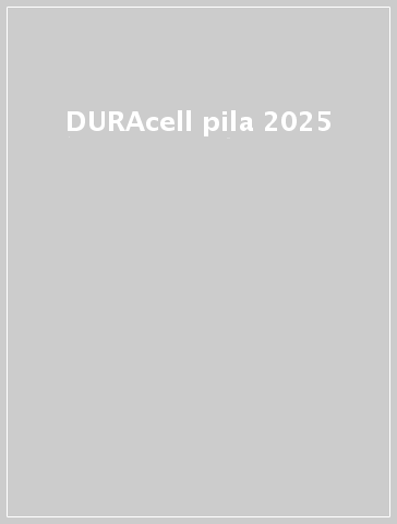 DURAcell pila 2025