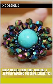 Daisy Beaded Bead Ring: Beading & Jewelry Making Tutorial Series T131