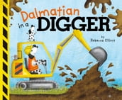 Dalmatian in a Digger