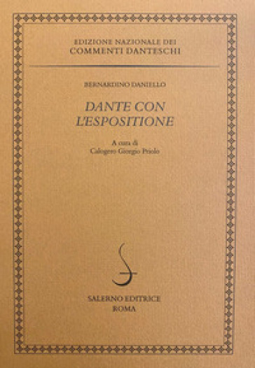 Dante con l'Espositione - Bernardino Daniello