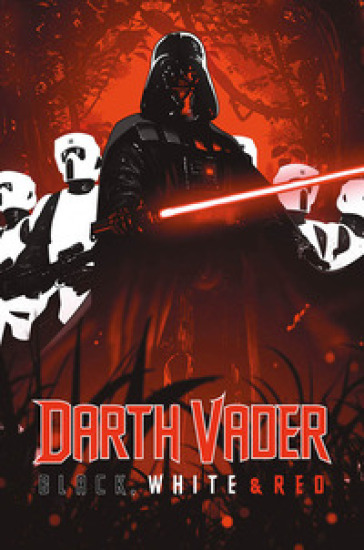 Darth Vader. Black, white &amp; red