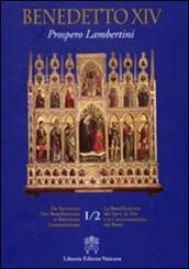 De Servorum Dei Beatificatione et Beatorum Canonizatione. 1.