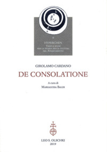 De consolatione - Girolamo Cardano