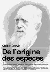 De l origine des espèces