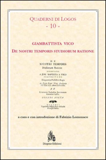 De nostri temporis studiorum ratione - Giambattista Vico