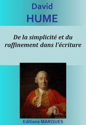 De la simplicité et du raffinement dans l écriture