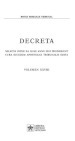 Decreta. Selecta inter ea quae anno 2010 prodierunt cura eiusdem apostolici tribunali edita (2010). 28.