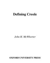 Defining Creole