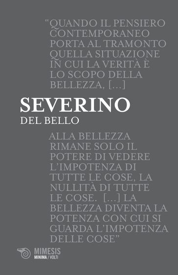 Del Bello - Emanuele Severino