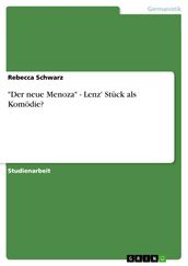  Der neue Menoza  - Lenz  Stück als Komödie?