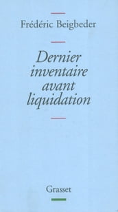 Dernier inventaire avant liquidation