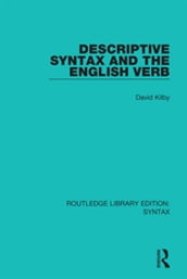 Descriptive Syntax and the English Verb