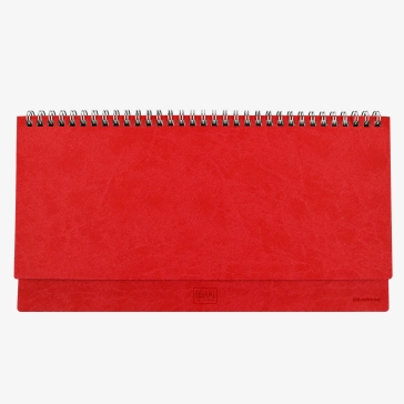 Desk Diary  Planner 13 Month 2019 - Red