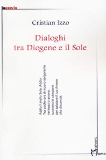 Dialoghi tra Diogene e il sole - Cristian Izzo
