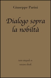 Dialogo sopra la nobiltà di Giuseppe Parini in ebook