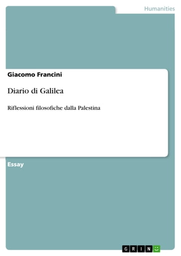 Diario di Galilea - Giacomo Francini