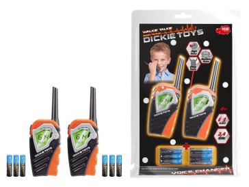 Dickie Toys - Walkie Talkie Portata 150 Mt E Effetto Cambia Voce