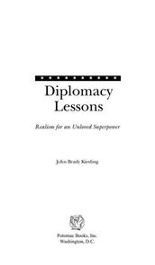 Diplomacy Lessons