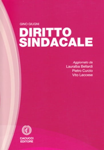 Diritto Sindacale - Gino Giugni