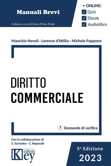 Diritto commerciale 2023 - Maurizio Tullio Nevoli, Michele Pappone