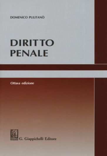 Diritto penale - Domenico Pulitanò