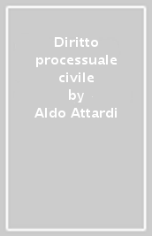 Diritto processuale civile