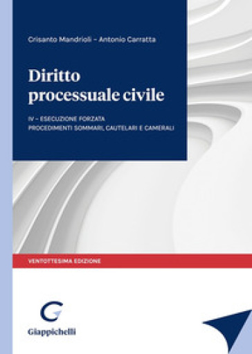 Diritto processuale civile. 4: Esecuzione forzata. Procedimenti sommari, cautelari e camerali - Crisanto Mandrioli - Antonio Carratta