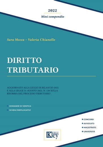 Diritto tributario 2022 - mini compendio - Sara Mecca - Valeria Chianello