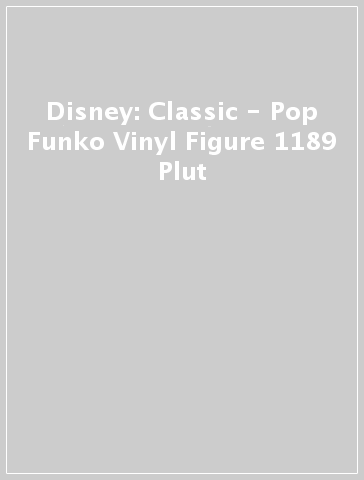 Disney: Classic - Pop Funko Vinyl Figure 1189 Plut