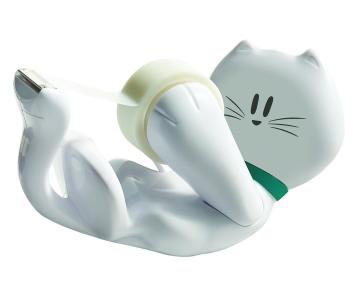 Dispenser Scotch Kitty, incluso 1 rotolo di nastro adesivo Scotch® MagiC