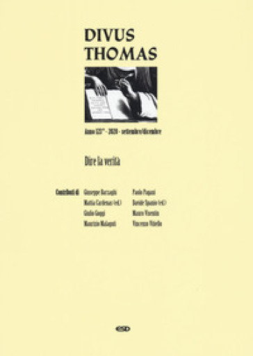 Divus Thomas (2020). 3: Dire la verità