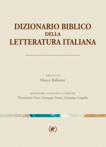 Dizionario biblico della letteratura italiana