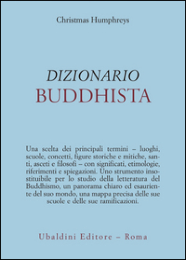 Dizionario buddhista - Christmas Humphreys