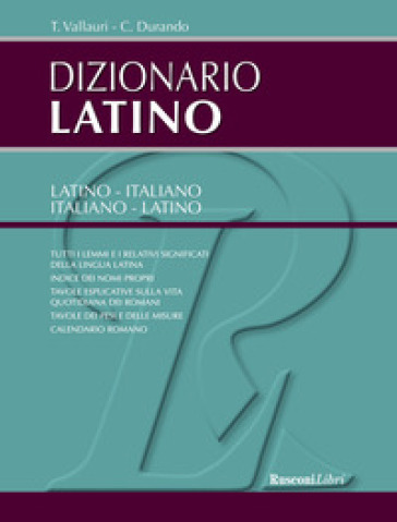 Dizionario di latino - - Libro - Mondadori Store
