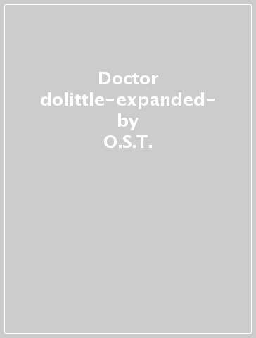 Doctor dolittle-expanded- - O.S.T.