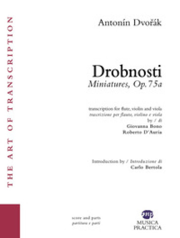 Drobnosti. Miniatures, op.75a. Partitura - Antonin Dvorak
