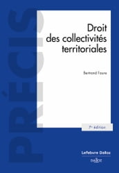 Droit des collectivités territoriales 7e éd