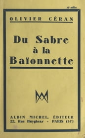 Du sabre à la baïonnette