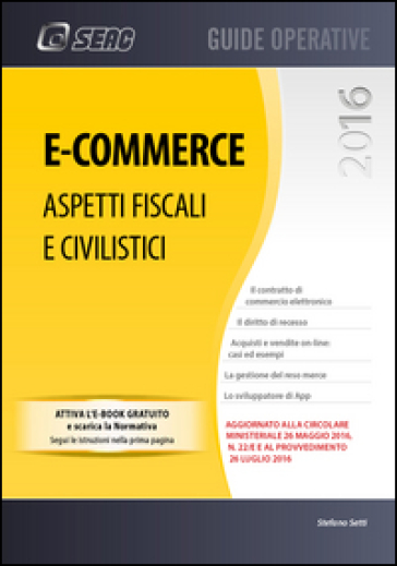 E-commerce aspetti fiscali e civilistici - Stefano Setti