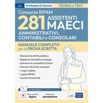 [EBOOK] Concorso RIPAM-281 Assistenti amministrativi, contabili e consolari MAECI - AA.VV. Artisti Vari