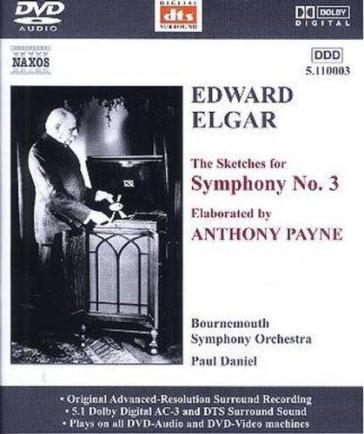 ELGAR - SINFONIA N.3 (DVD)(elaborazione di Anthony Payne - DVD audio) - Edward Elgar