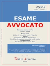 ESAME AVVOCATO 2/2018. Speciale esame scritto