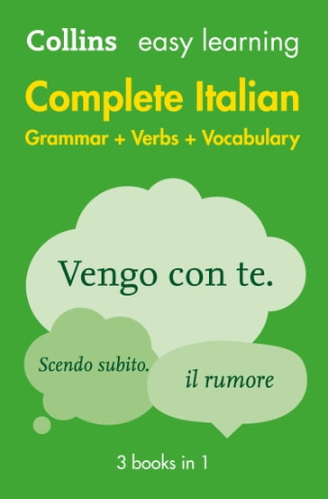 Easy Learning Italian Complete Grammar, Verbs and Vocabulary (3 books in 1): Trusted support for learning (Collins Easy Learning) - Collins Dictionaries