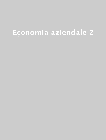 Economia aziendale 2