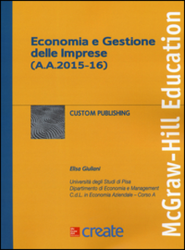 Economia e gestione dellle imprese - Elisa Giuliani