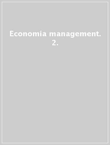 Economia & management. 2.