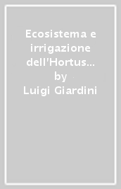 Ecosistema e irrigazione dell