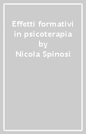 Effetti formativi in psicoterapia