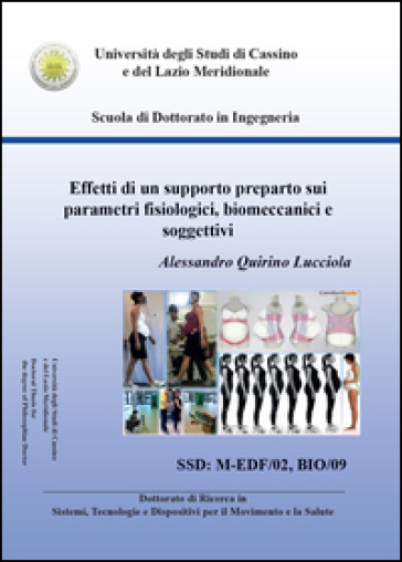 Effetti di un supporto preparto sui parametri fisiologici, biomeccanici e soggettivi - Alessandro Q. Lucciola